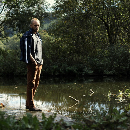 Lněná košile krátký rukáv - černá